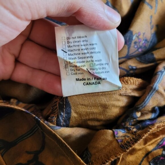 Allison wonderland floral jazz copper pants - Size 6 - Picture 5 of 7